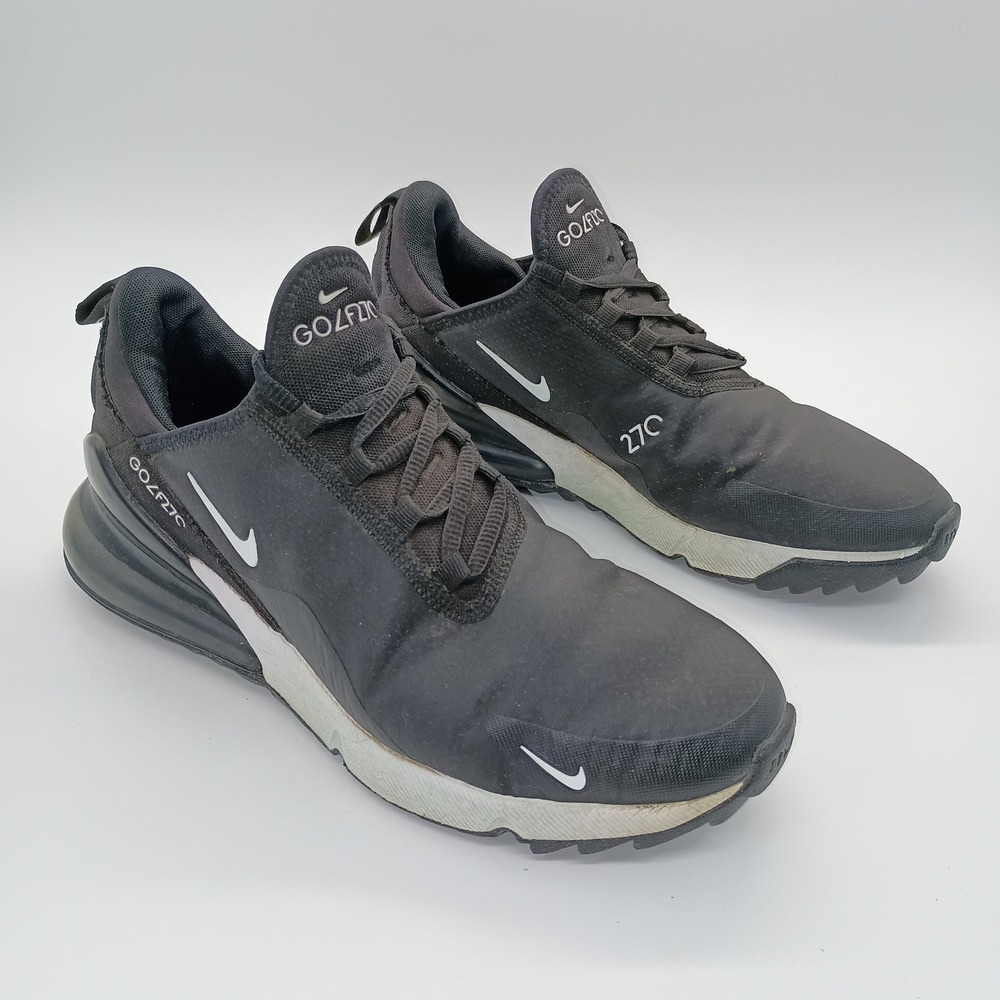Nike Air Max 270 G Golf Shoes Black White Anthracite CK6483-001 Mens 7.5